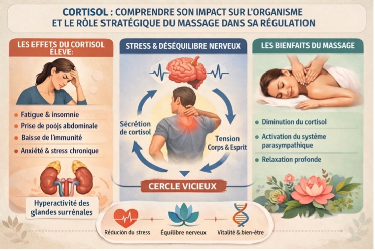 Diminuer le stress grâce aux massages
